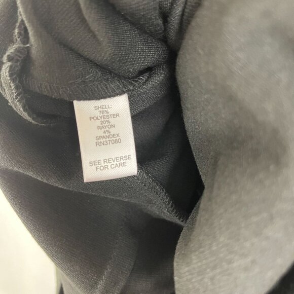 Cato Women's Black Sleeveless With Textured Trim Dress Size 16 - Picture 4 of 8